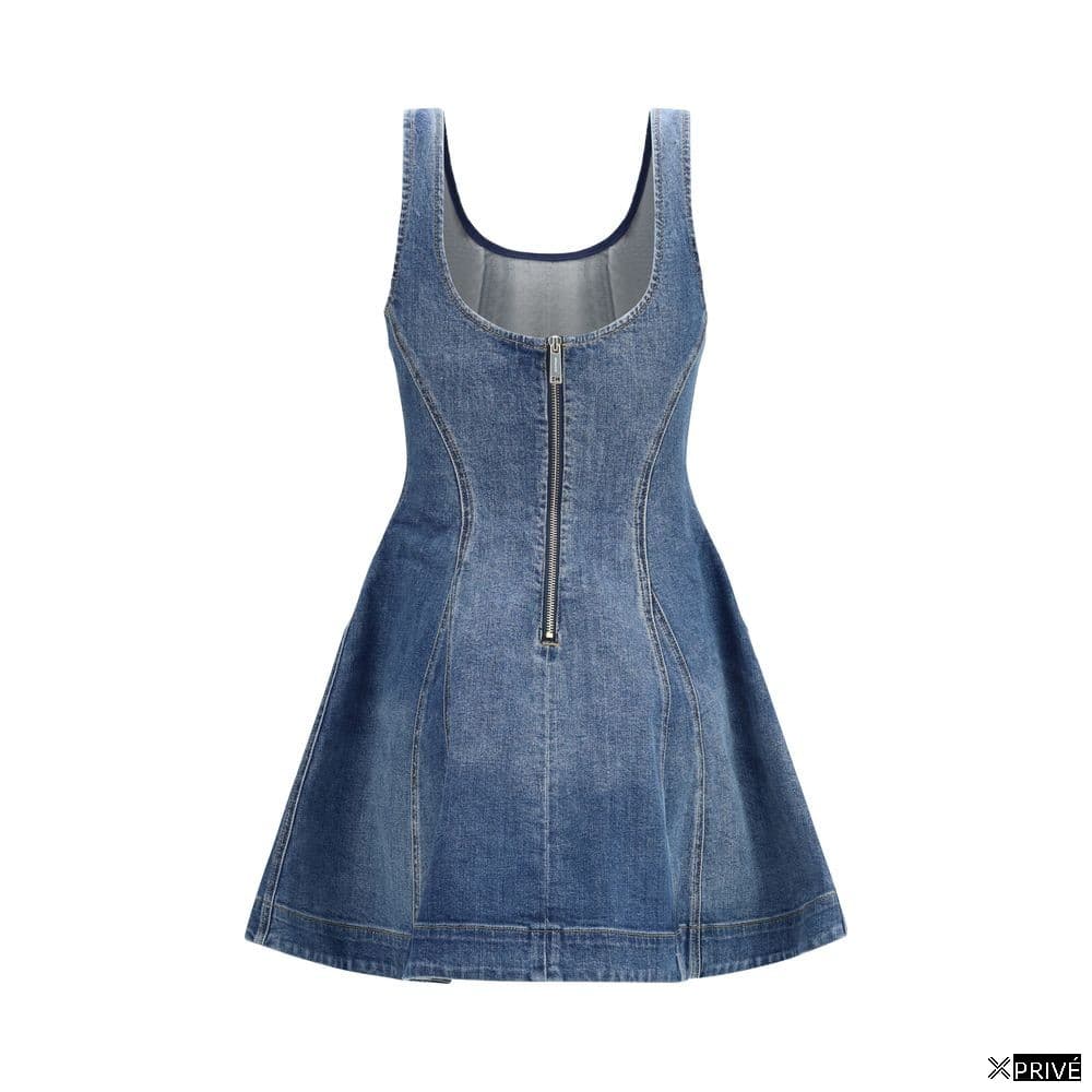 Robe bleue en Coton — 2