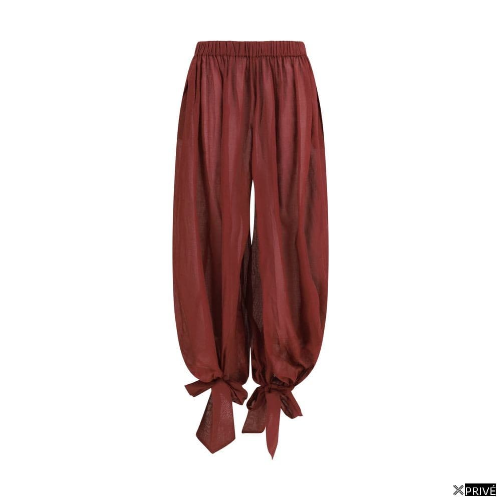 Jeans bordeaux en Coton — 1