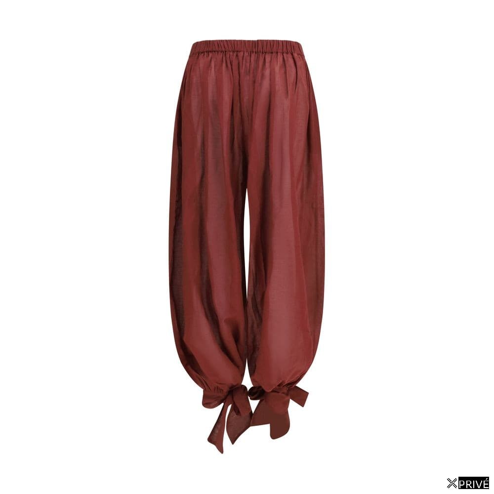 Jeans bordeaux en Coton — 2