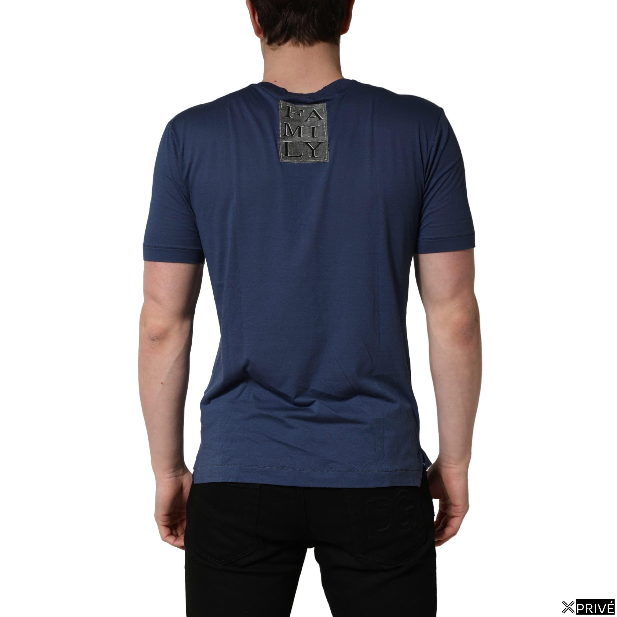 T-shirt bleu marine — 4
