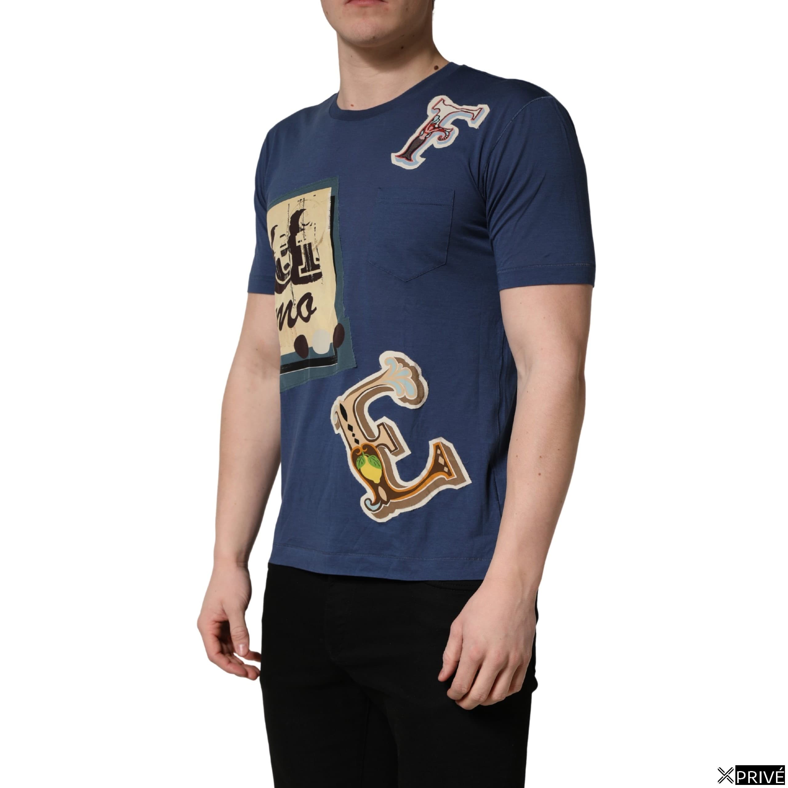 T-shirt bleu marine — 3