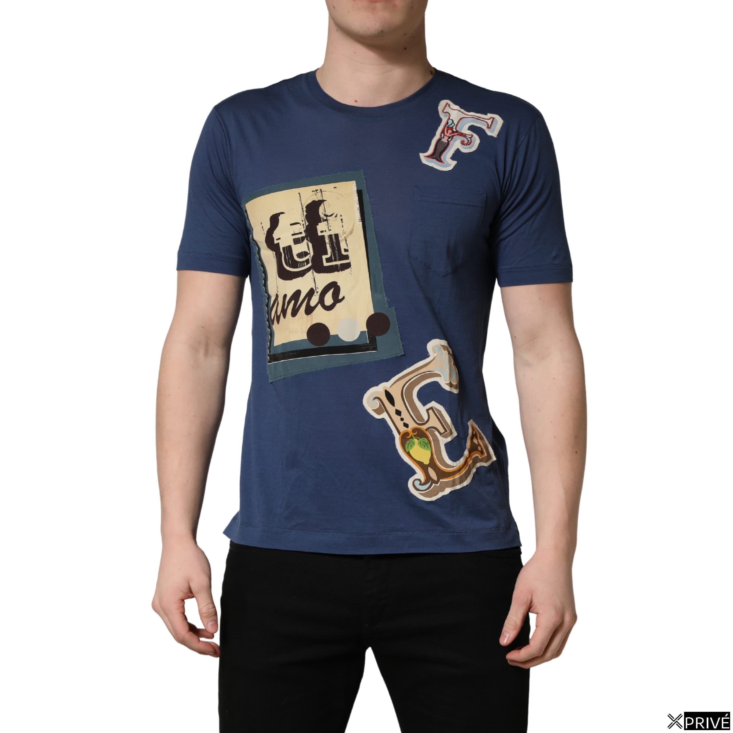 T-shirt bleu marine — 1