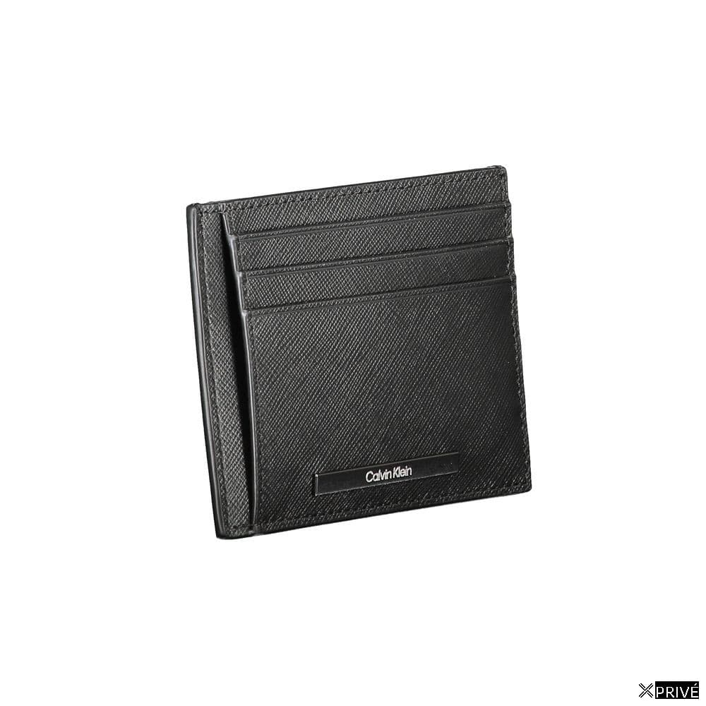 Portefeuille noir en Cuir — 3
