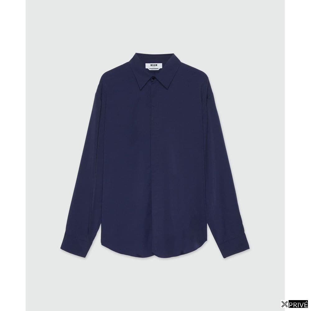 Chemise bleue en Viscose — 1