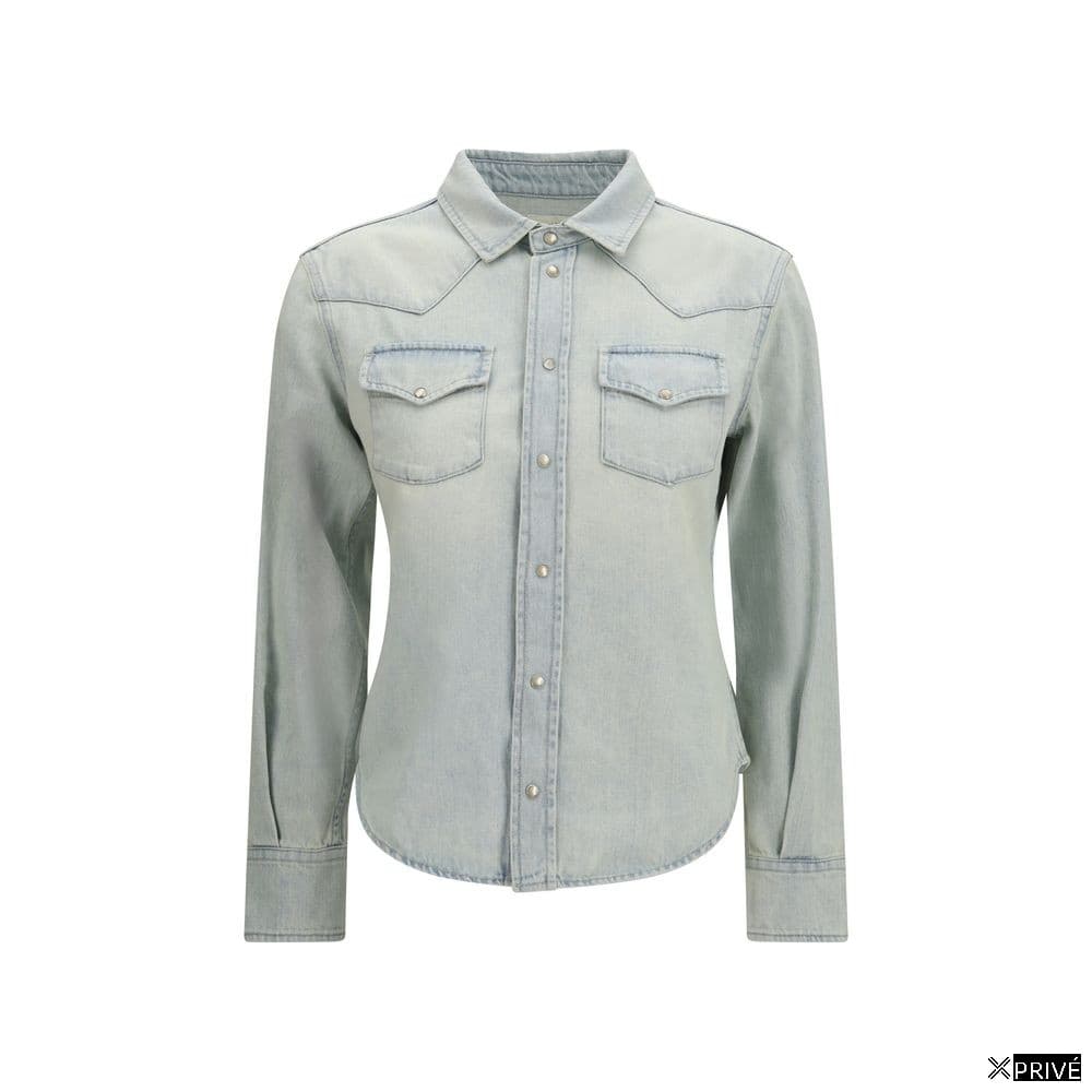 Chemise bleue en Coton — 1