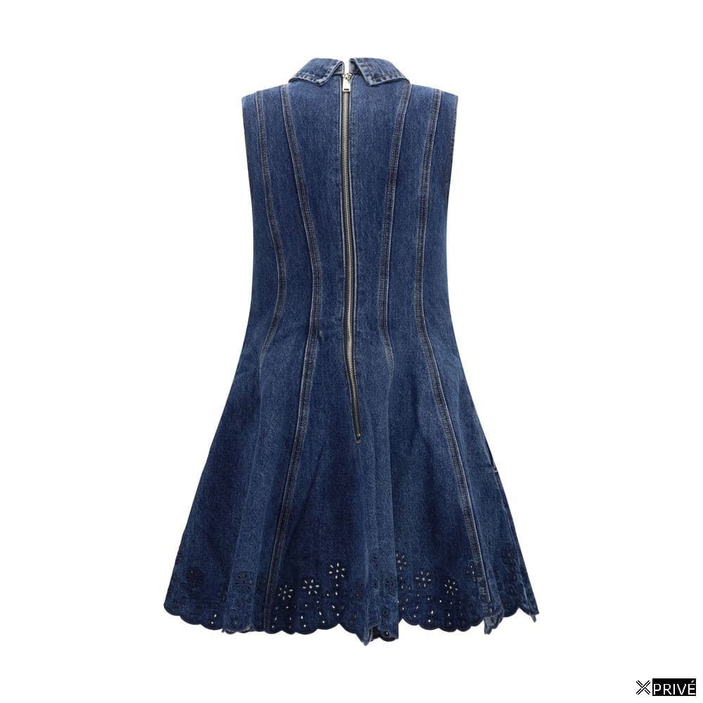 Robe bleue en Coton — 2