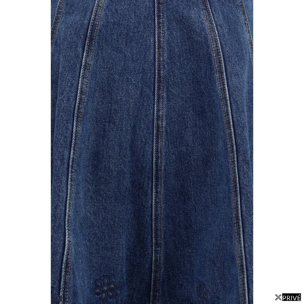 Robe bleue en Coton — 3