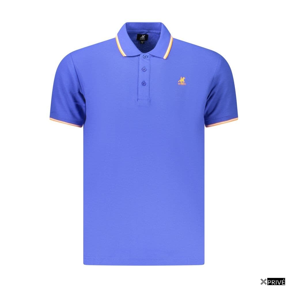 Polo bleu en Coton — 1