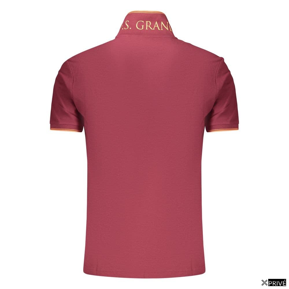 Polo rouge en Coton — 3