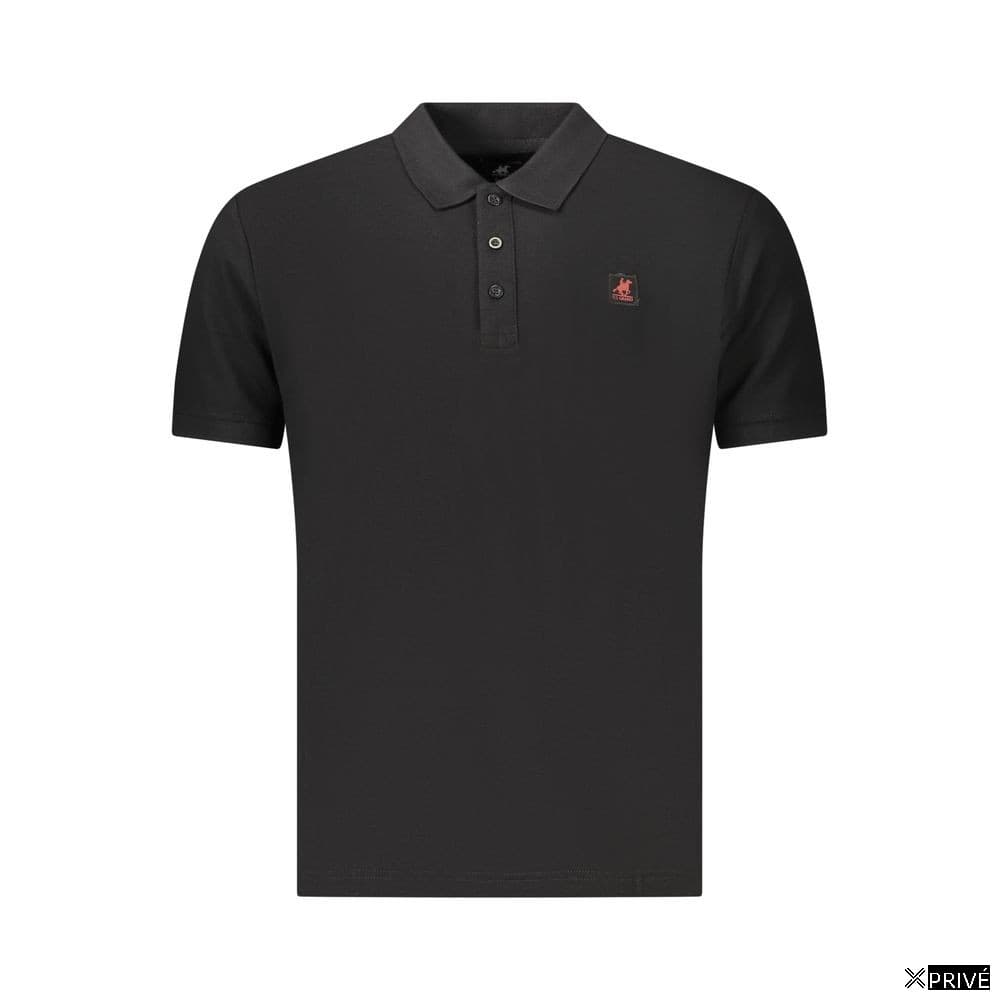 Polo noir en Coton — 1
