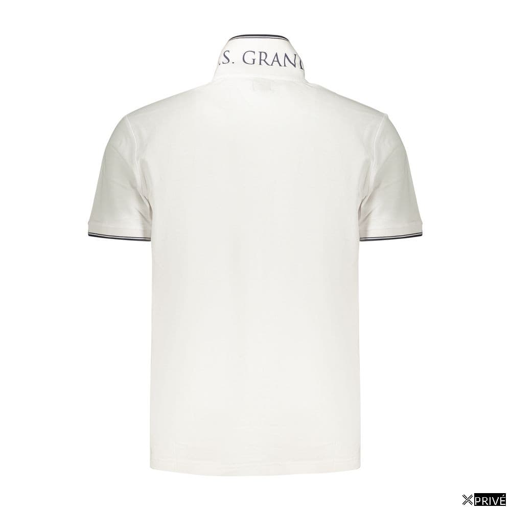 Polo bleu en Coton — 3