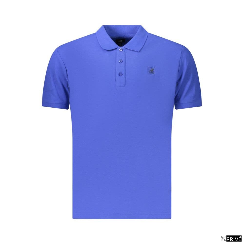 Polo bleu en Coton — 1