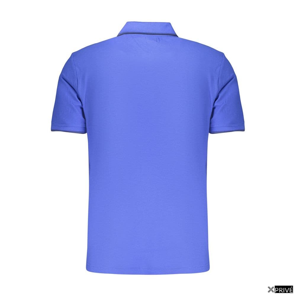 Polo bleu en Coton — 2