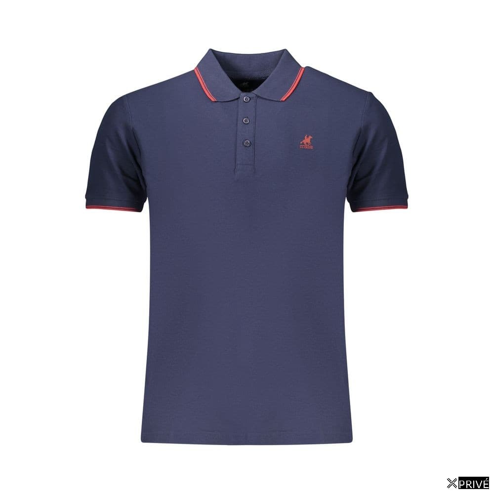Polo bleu en Coton — 1