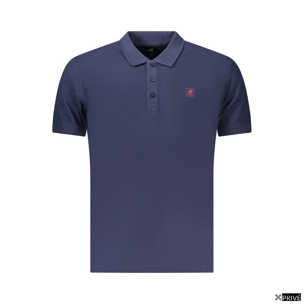 Polo bleu en Coton — 1