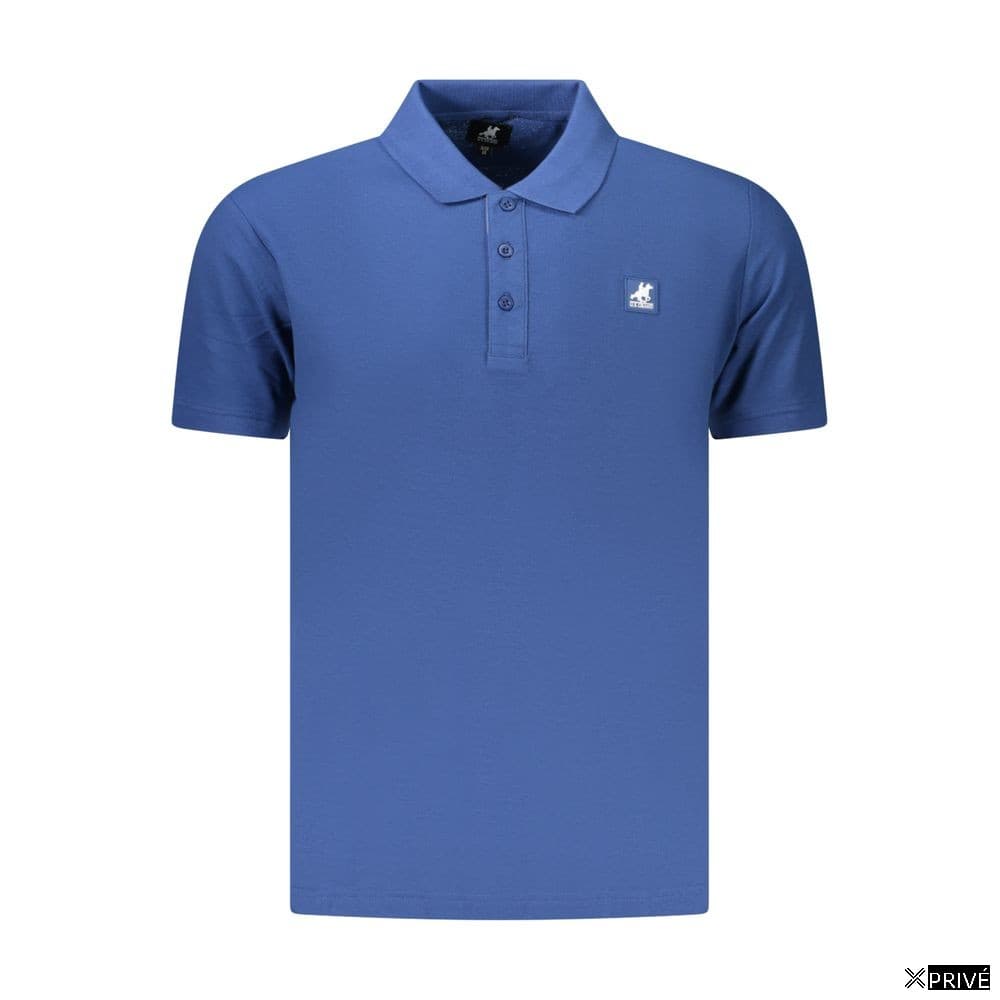 Polo bleu en Coton — 1