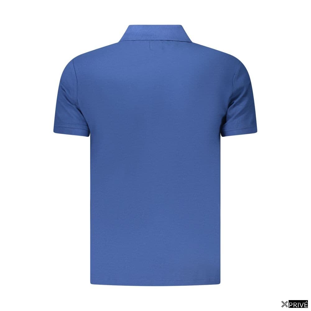Polo bleu en Coton — 2