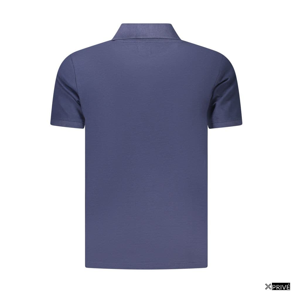 Polo bleu en Coton — 2