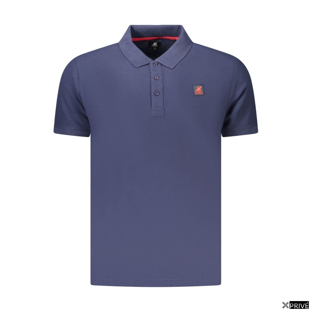 Polo bleu en Coton — 1