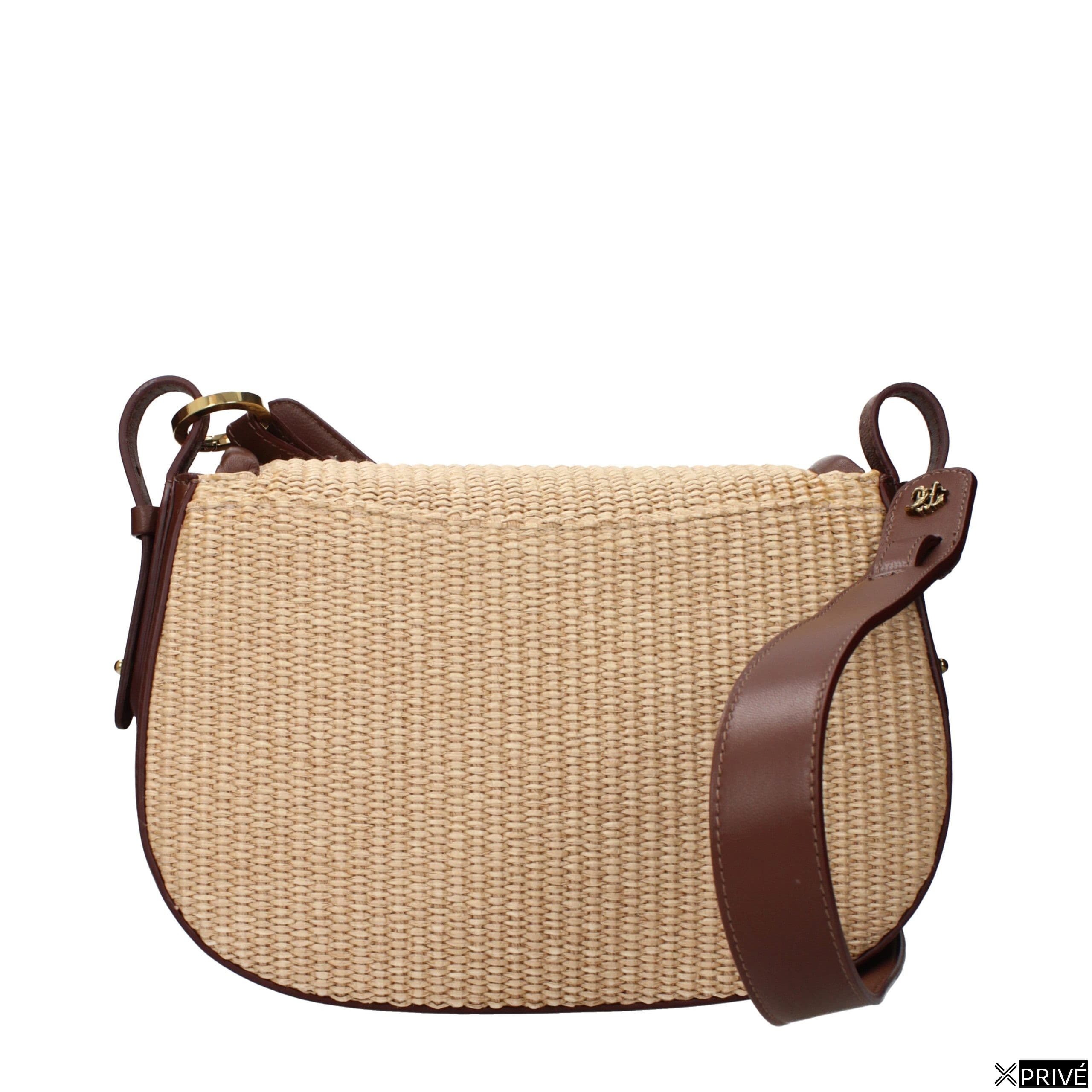 Sac porté croisé beige en Raphia — 3