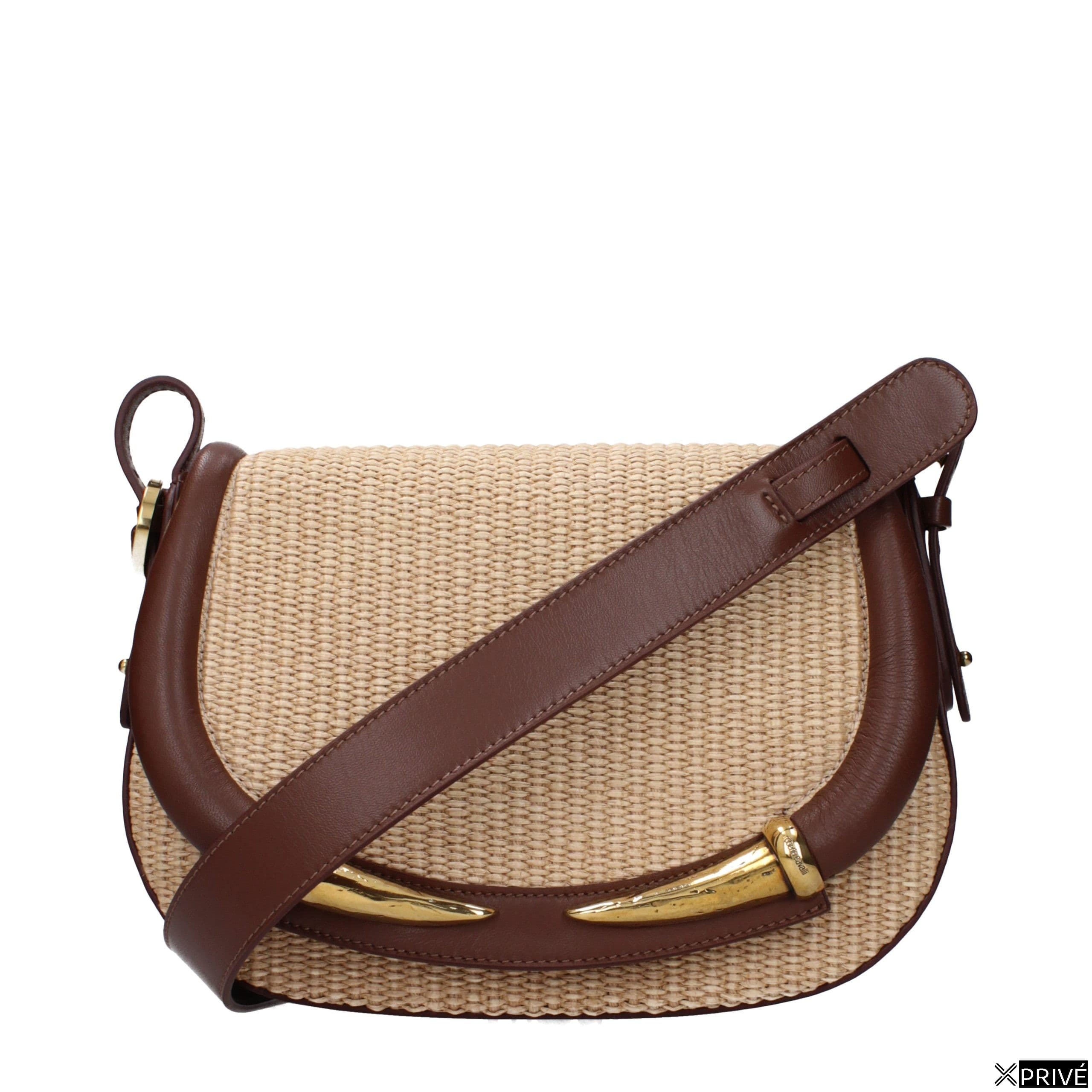 Sac porté croisé beige en Raphia — 1