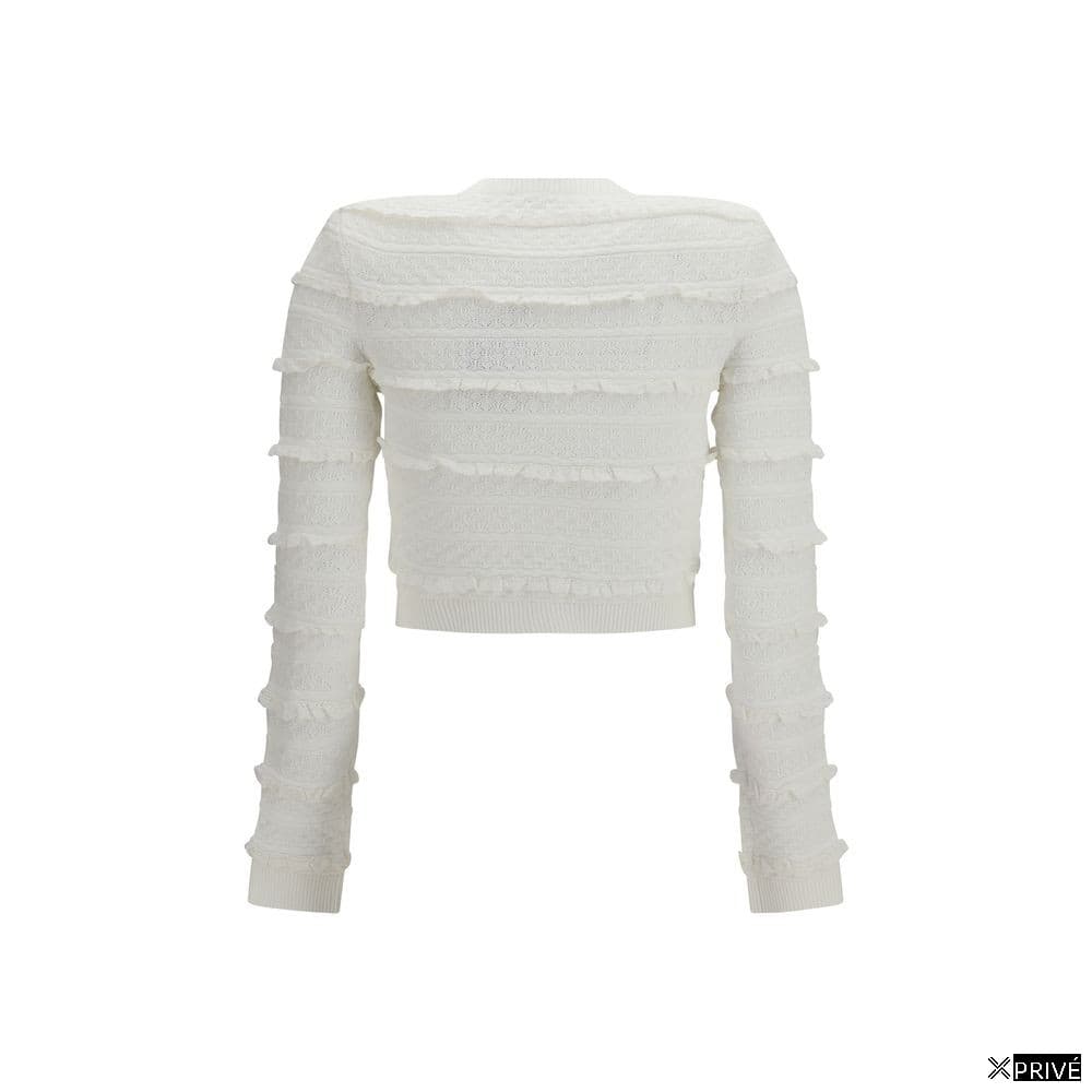 Pull blanc en Viscose — 2