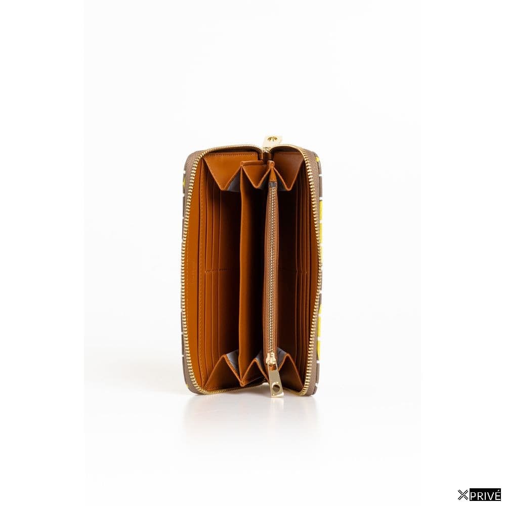 Portefeuille beige en Cuir — 4