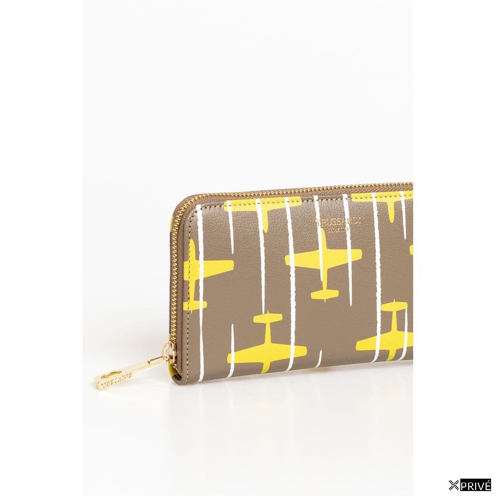 Portefeuille beige en Cuir — 3