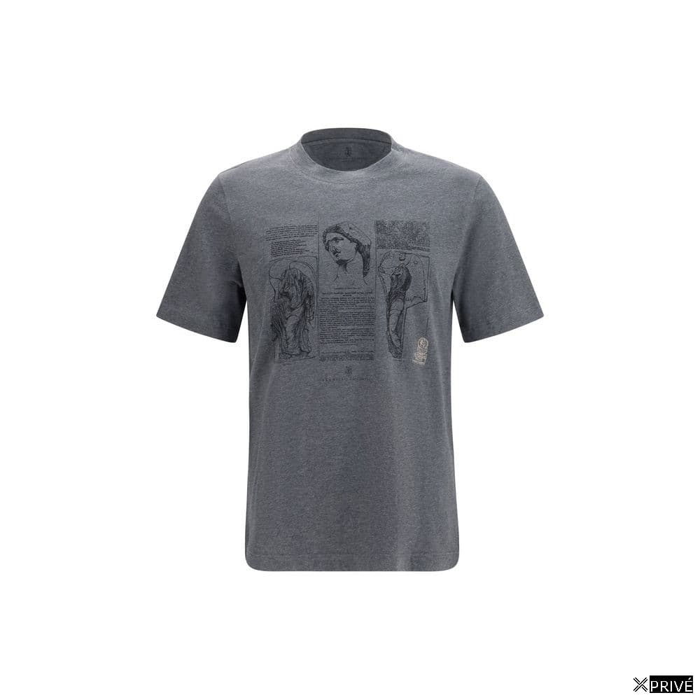T-shirt gris en Coton — 1
