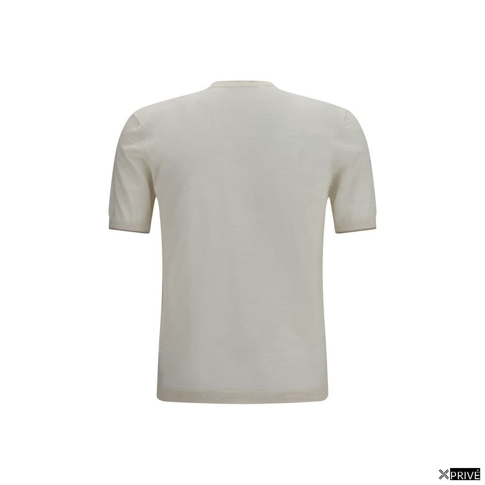 T-shirt blanc en Lin — 2