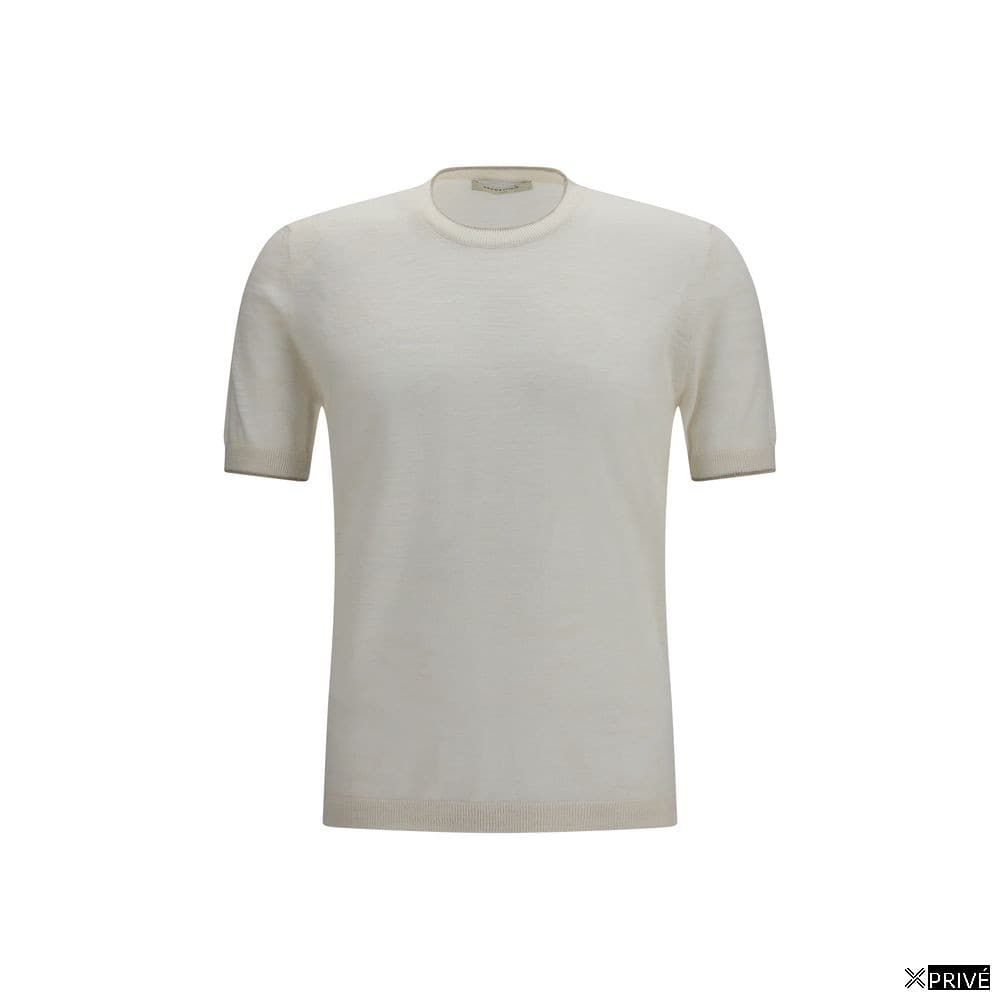 T-shirt blanc en Lin — 1