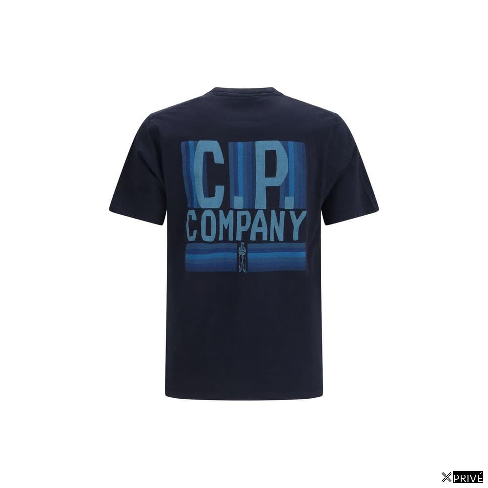 T-shirt bleu en Coton — 2