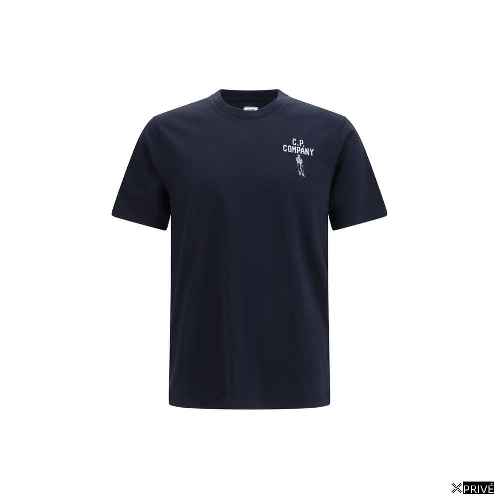 T-shirt bleu en Coton — 1
