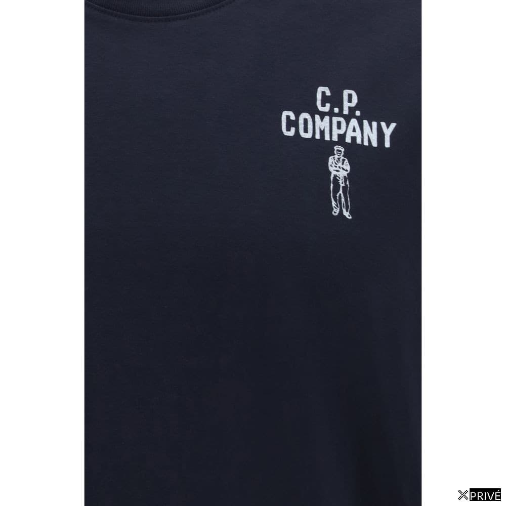 T-shirt bleu en Coton — 3