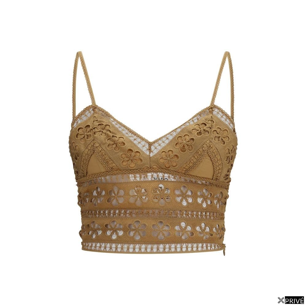 Top brun en Coton — 1