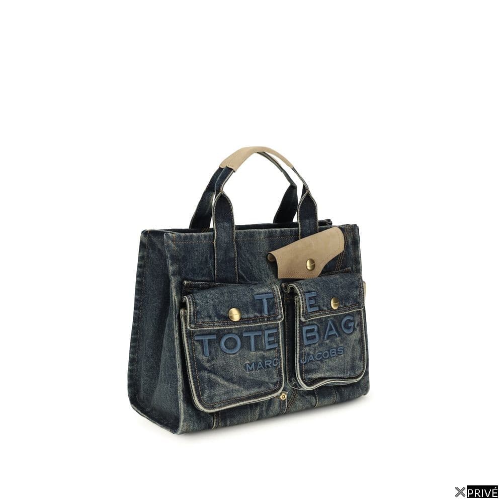 Sac bandoulière bleu en Coton — 2