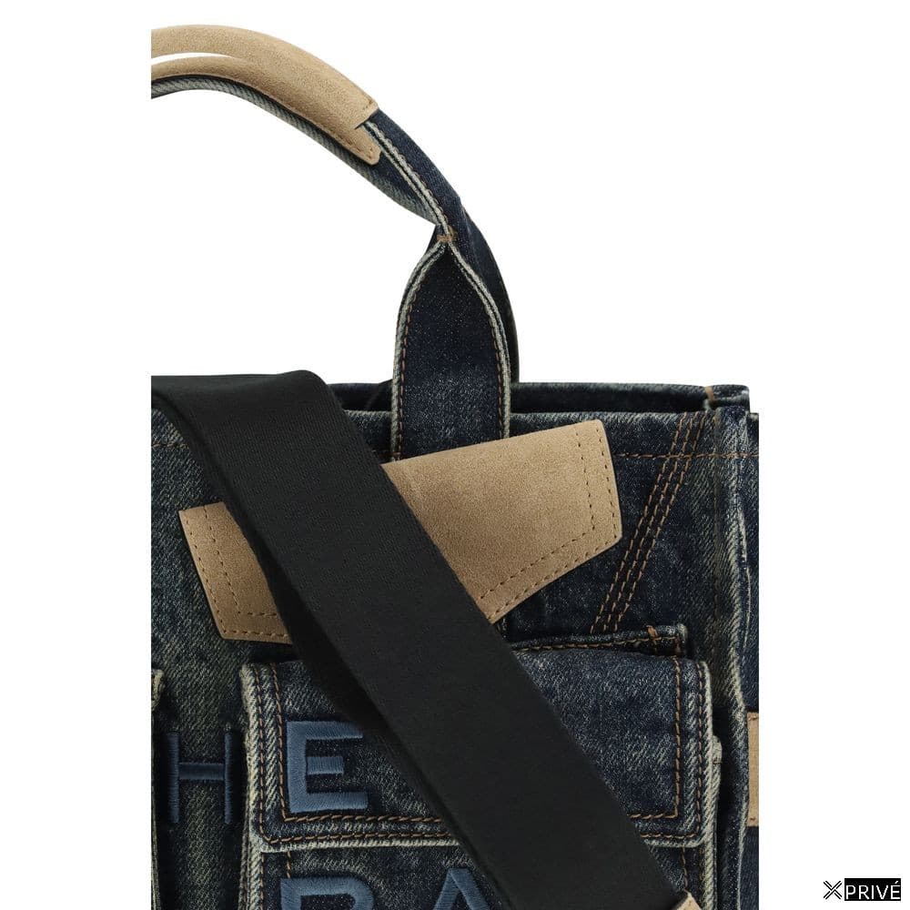 Sac bandoulière bleu en Coton — 4