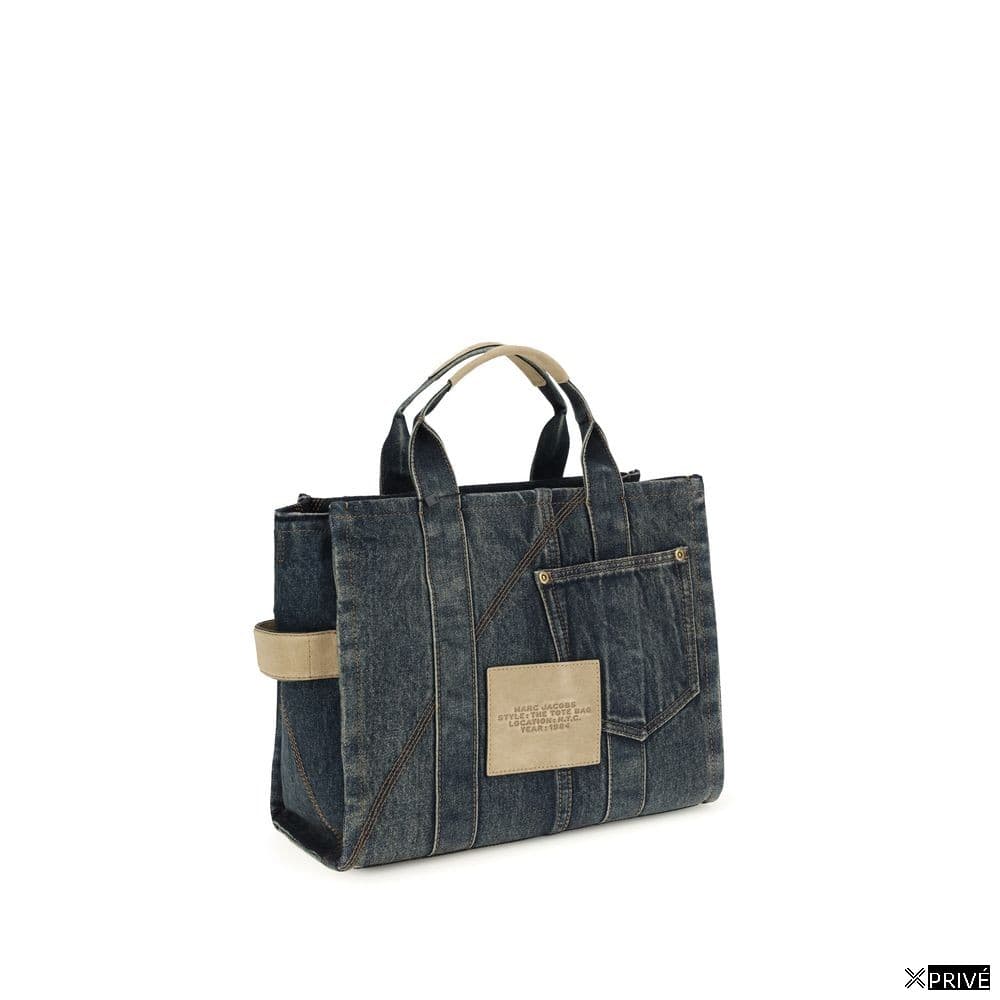 Sac bandoulière bleu en Coton — 3