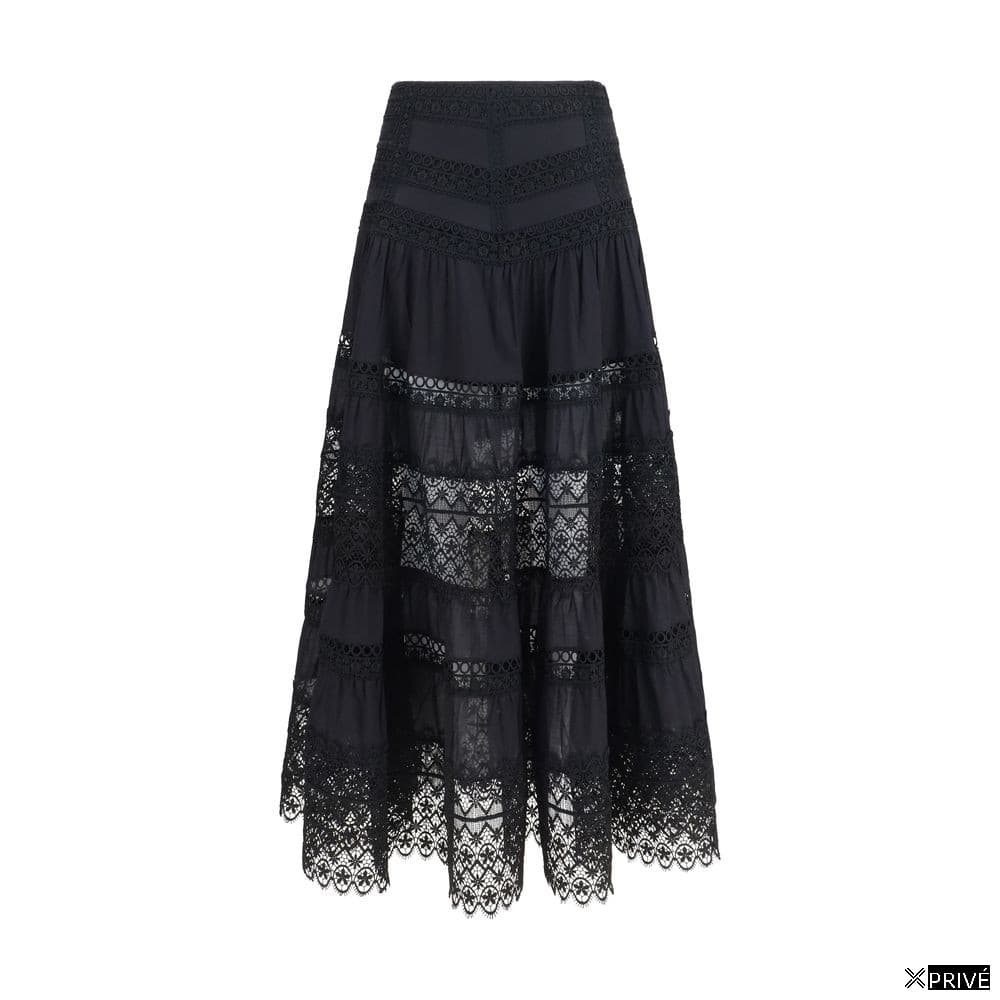 Jupe noire en Coton — 1