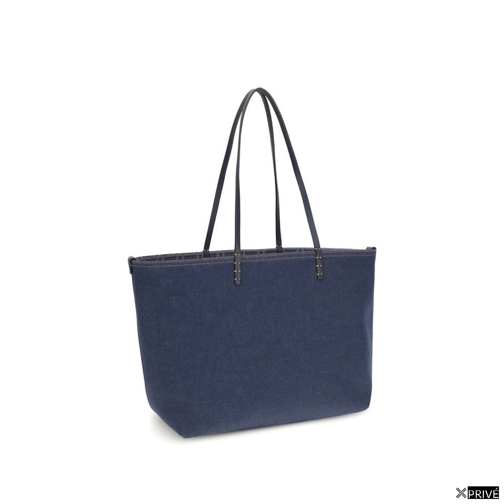 Sac bandoulière bleu en Coton — 2