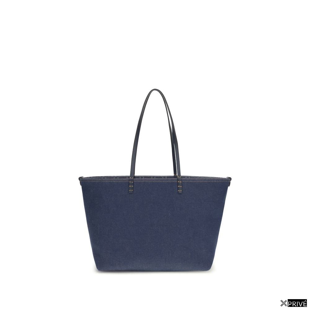Sac bandoulière bleu en Coton — 1
