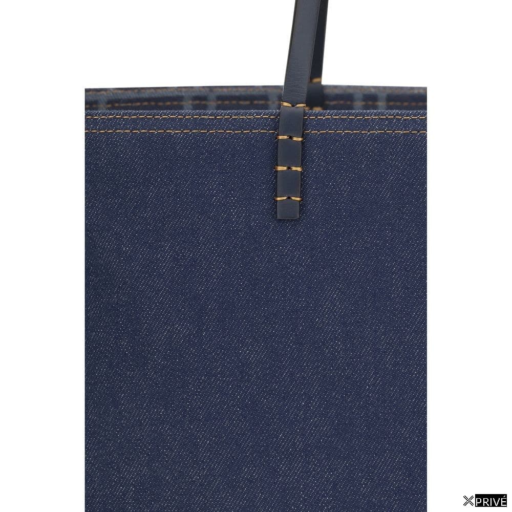 Sac bandoulière bleu en Coton — 4