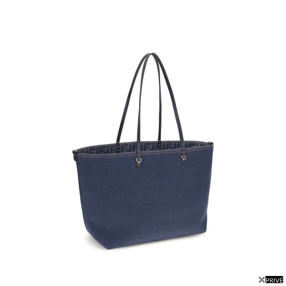 Sac bandoulière bleu en Coton — 3