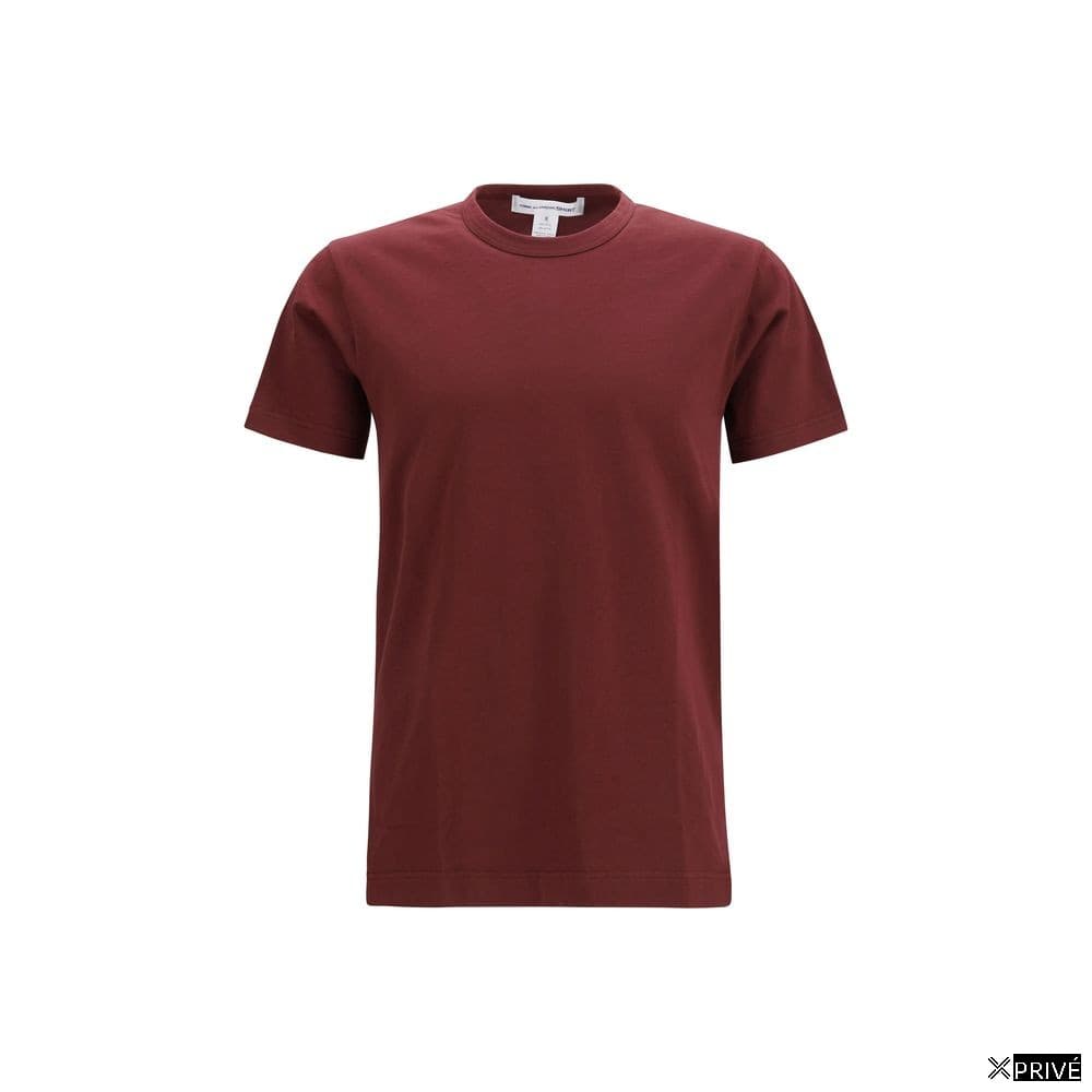 T-shirt bordeaux en Coton