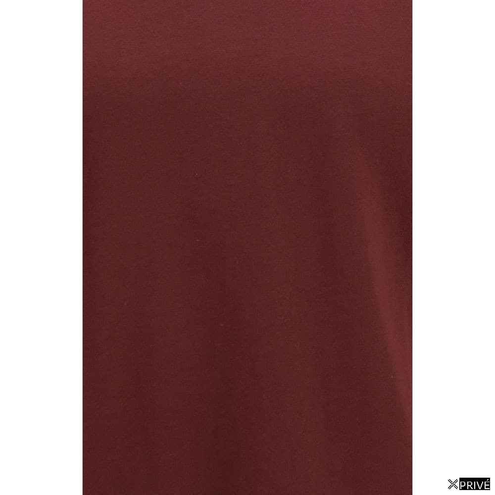 T-shirt bordeaux en Coton — 3