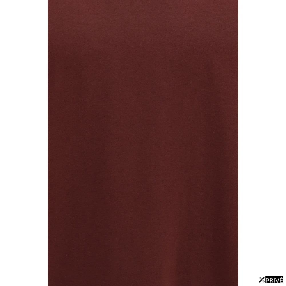 T-shirt bordeaux en Coton — 3