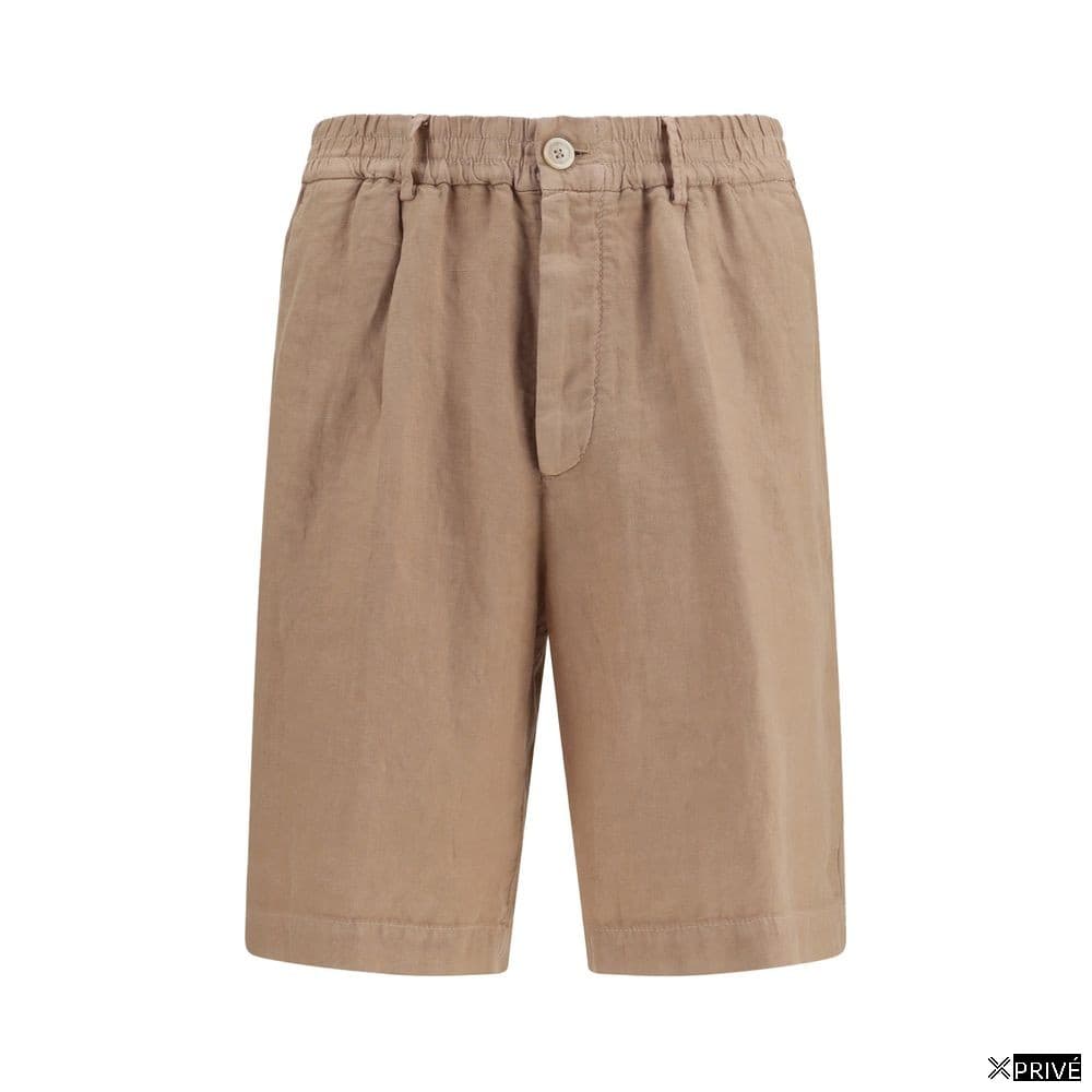 Short brun en Lin — 1