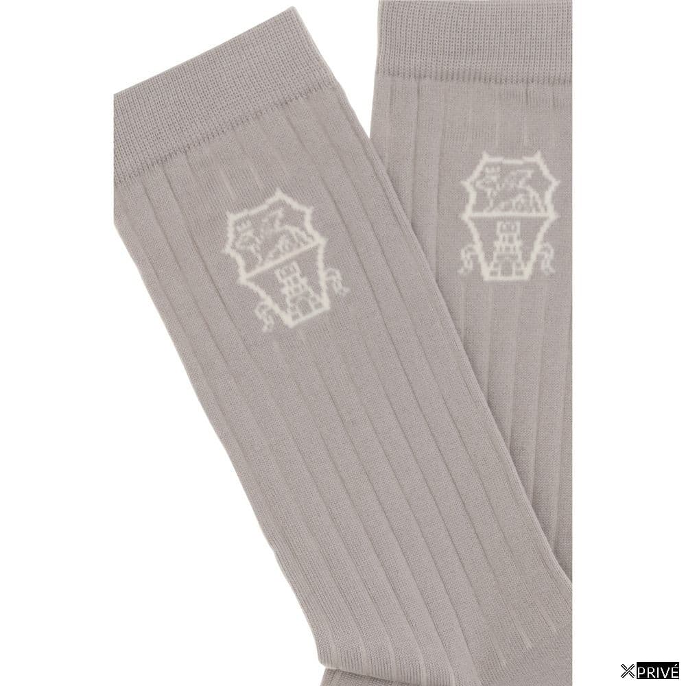 Chaussettes beiges en Coton — 3