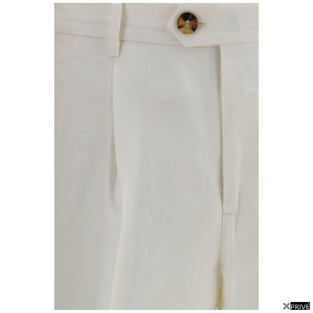 Jeans blanc en Lin — 3