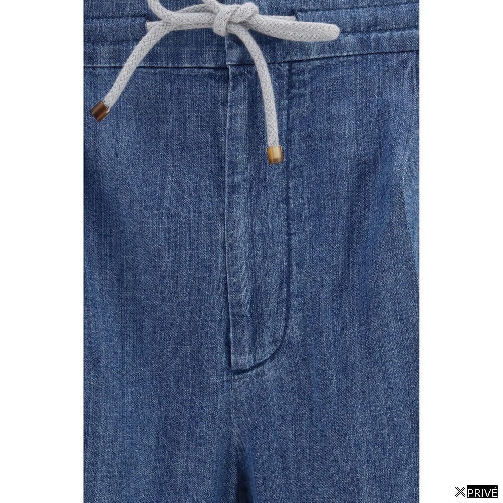 Jeans bleu en Coton — 3